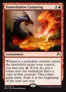 MtG Origins Rare Flameshadow Conjuring #147