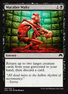 MtG Origins Common Macabre Waltz #107