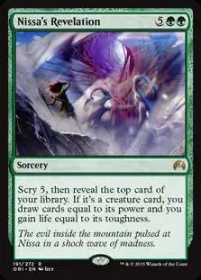 MtG Origins Rare Nissa's Revelation #191