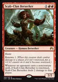MtG Origins Rare Scab-Clan Berserker #160