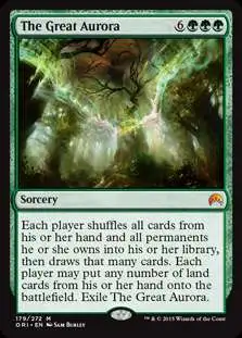 MtG Origins Mythic Rare Foil The Great Aurora #179