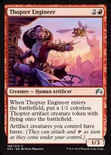 MtG Origins Uncommon Foil Thopter Engineer #165