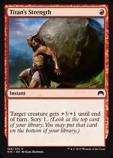 MtG Origins Common Titan's Strength #166