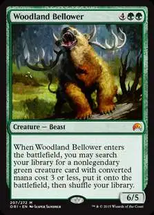 MtG Origins Mythic Rare Woodland Bellower #207