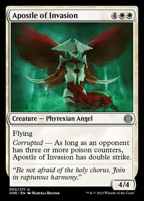 MtG Phyrexia: All Will Be One Uncommon Apostle of Invasion #3