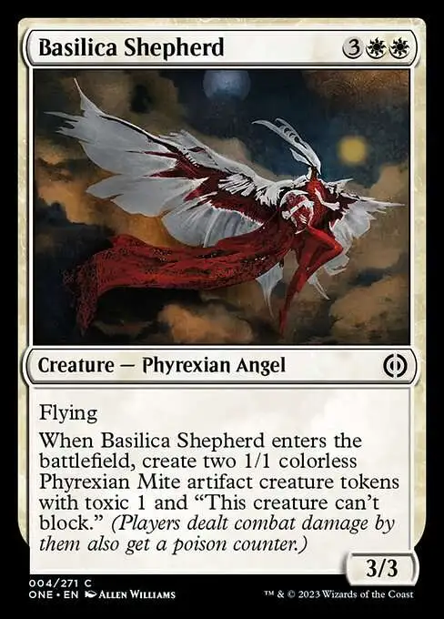 MtG Phyrexia: All Will Be One Common Basilica Shepherd #4