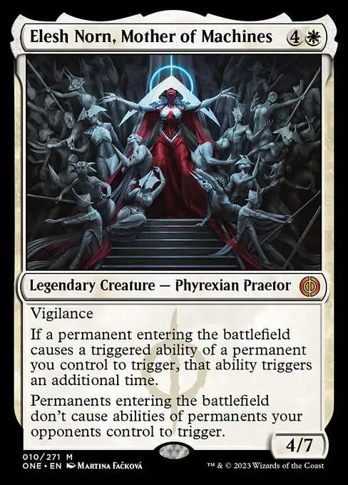 MtG Phyrexia: All Will Be One Mythic Rare Elesh Norn, Mother of Machines #10