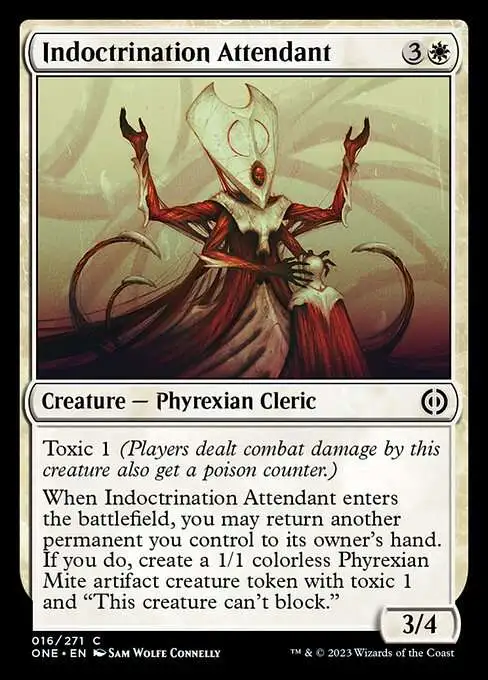 MtG Phyrexia: All Will Be One Common Indoctrination Attendant #16