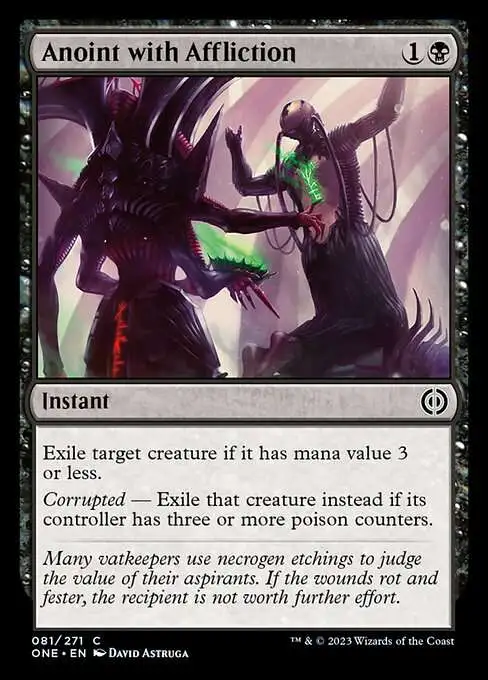 MtG Phyrexia: All Will Be One Common Anoint with Affliction #81
