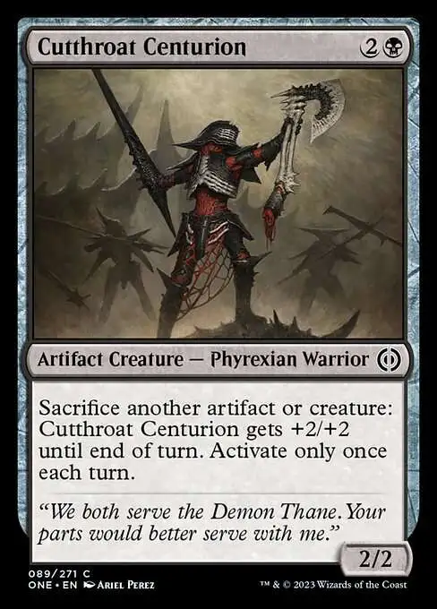 MtG Phyrexia: All Will Be One Common Cutthroat Centurion #89