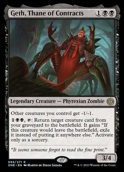Magic The Gathering Phyrexia All Will Be One Single Card