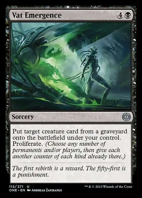 MtG Phyrexia: All Will Be One Uncommon FOIL Vat Emergence #112