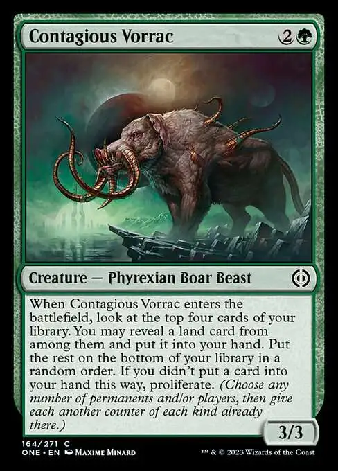 MtG Phyrexia: All Will Be One Common Contagious Vorrac #164