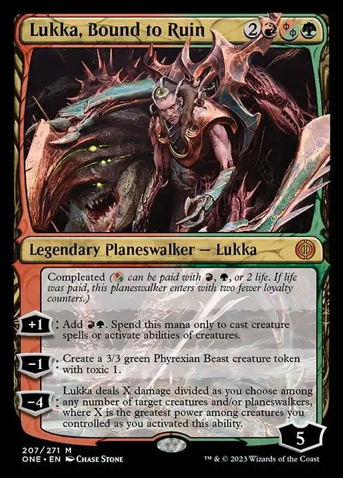 Magic The Gathering Phyrexia All Will Be One Single Card Magic The Gathering Phyrexia All Will Be One Single Card