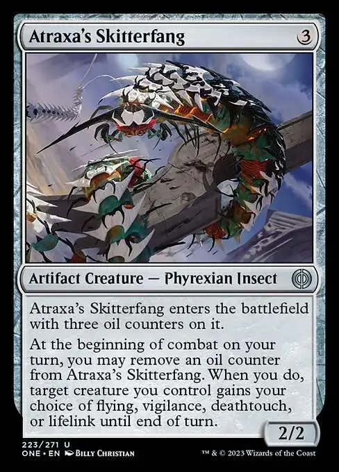 MtG Phyrexia: All Will Be One Uncommon FOIL Atraxa's Skitterfang #223