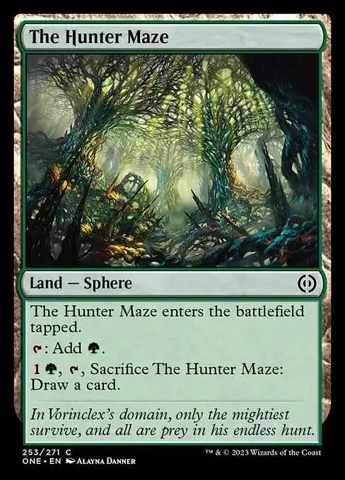 MtG Phyrexia: All Will Be One Common FOIL The Hunter Maze #253