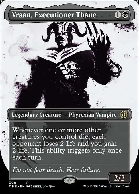 MtG Phyrexia: All Will Be One Rare Vraan, Executioner Thane #309 [Showcase]