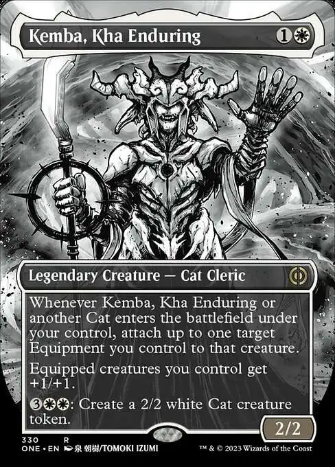 Magic The Gathering Phyrexia All Will Be One Single Card Rare Kemba, Kha Enduring 330 Showcase - ToyWiz Magic The Gathering Phyrexia All Will Be One Single Card Rare Kemba, Kha Enduring 330 Showcase - ToyWiz