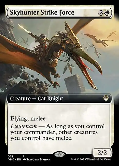 Magic The Gathering Phyrexia All Will Be One Commander Single Card Rare  Skyhunter Strike Force 31 Extended Art FOIL - ToyWiz