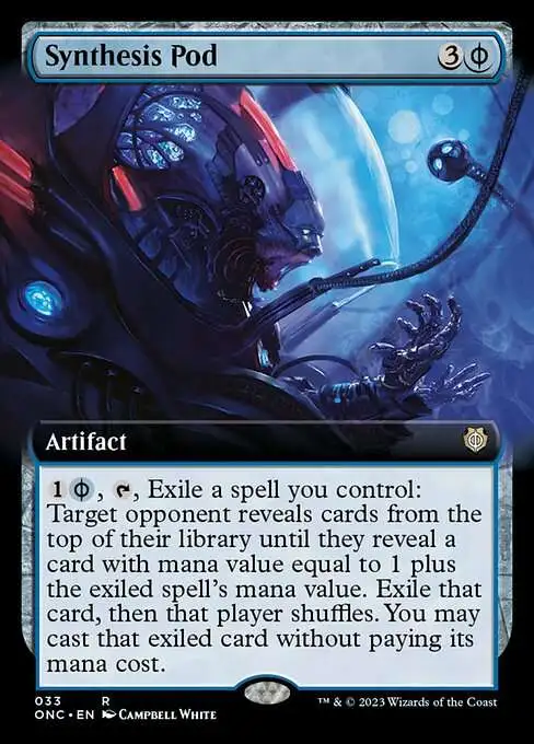 MtG Phyrexia: All Will Be One Commander Rare Synthesis Pod #33 [Extended Art]