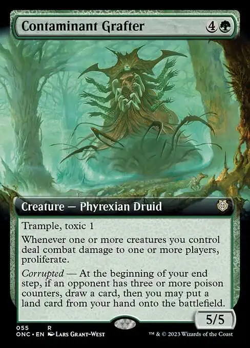 MTG Phyrexia has more catgirls than you'd expect