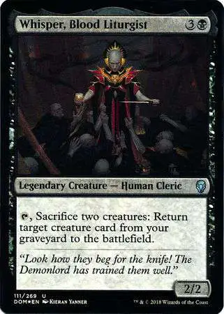 MtG Prerelease & Release Uncommon Whisper, Blood Liturgist #111