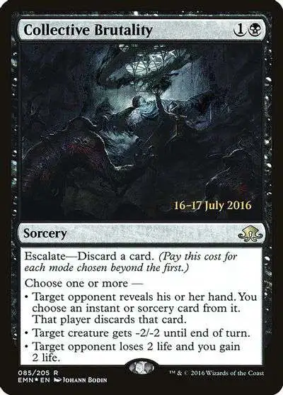 MtG Prerelease & Release Rare Foil Collective Brutality #85