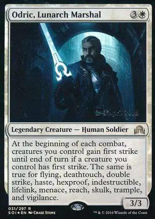 MtG Prerelease & Release Rare Foil Odric, Lunarch Marshal #31