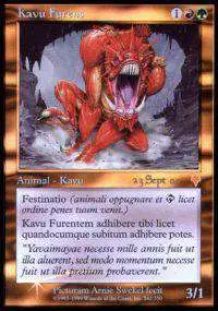 MtG Prerelease & Release Promo Raging Kavu [Invasion Prerelease]