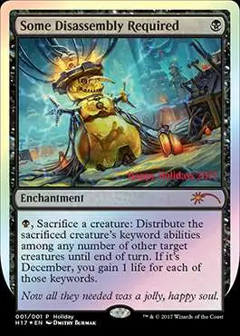 Magic The Gathering Assorted Promo Cards Single Card Promo Some Disassembly  Required 2017 Holiday Promo - ToyWiz