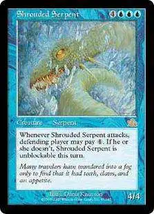 MtG Prophecy Rare Shrouded Serpent #47