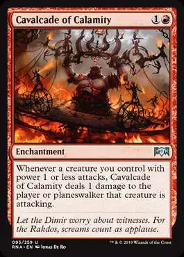 MtG Trading Card Game Ravnica Allegiance Uncommon Cavalcade of Calamity #95