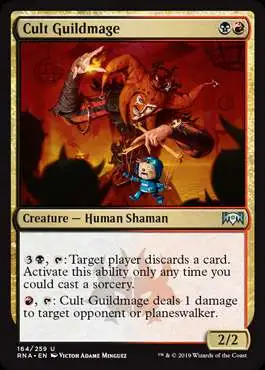 MtG Trading Card Game Ravnica Allegiance Uncommon Cult Guildmage #164