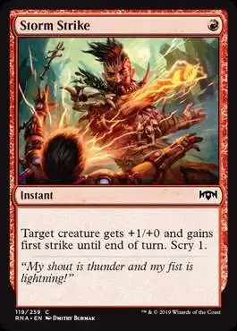 MtG Trading Card Game Ravnica Allegiance Common Storm Strike #119