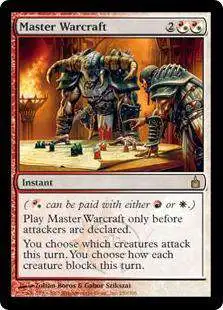 MtG Trading Card Game Ravnica: City of Guilds Rare Master Warcraft #250