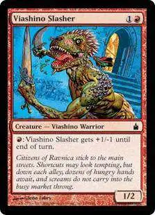 MtG Trading Card Game Ravnica: City of Guilds Common Viashino Slasher #149