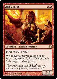 MtG Trading Card Game Return to Ravnica Rare Ash Zealot #86