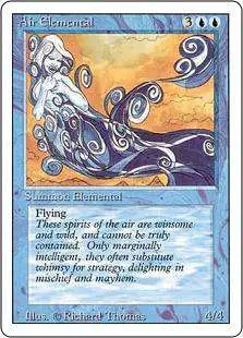 MtG Revised Uncommon Air Elemental #47
