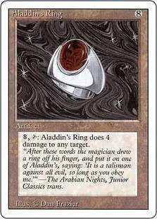 MtG Revised Rare Aladdin's Ring #232
