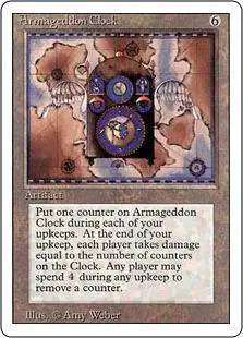 armageddon mtg card Destroy all lands. Magic The Gathering Revised Single