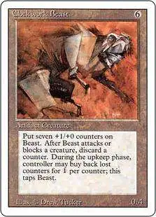 MtG Revised Rare Clockwork Beast #240