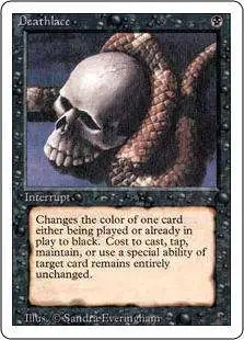 MtG Revised Rare Deathlace #102