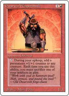 MtG Revised Uncommon Dwarven Weaponsmith #145