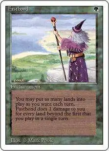 MtG Revised Rare Fastbond #194