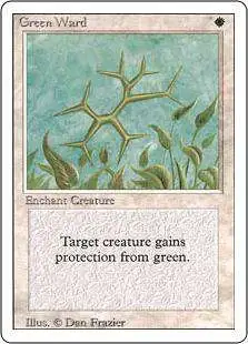 MtG Revised Uncommon Green Ward #20