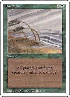 MtG Revised Uncommon Hurricane #202