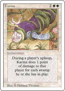 MtG Revised Uncommon Karma #26