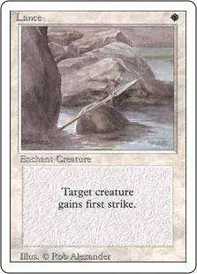 MtG Revised Uncommon Lance #27