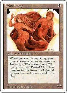 MtG Revised Rare Primal Clay #271