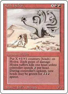 MtG Revised Rare Rock Hydra #173